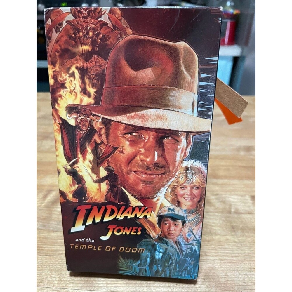Indiana Jones and the Temple of Doom (VHS, 1989)